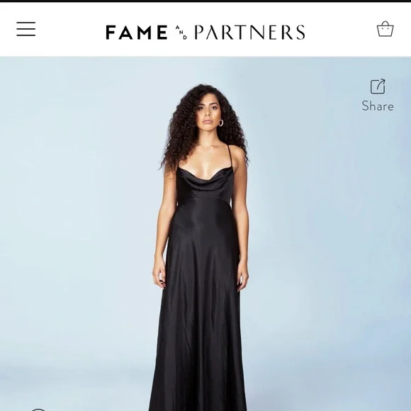 fame and partners black dress STILL AVAILABLE!! Fame & Partners black strapless